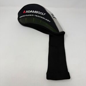Adams Golf Speedline Fast 10 Driver Headcover Black Silver‎ Aerodynamic Sock